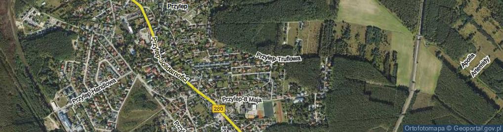 Zdjęcie satelitarne Przylep-Czereśniowa ul.